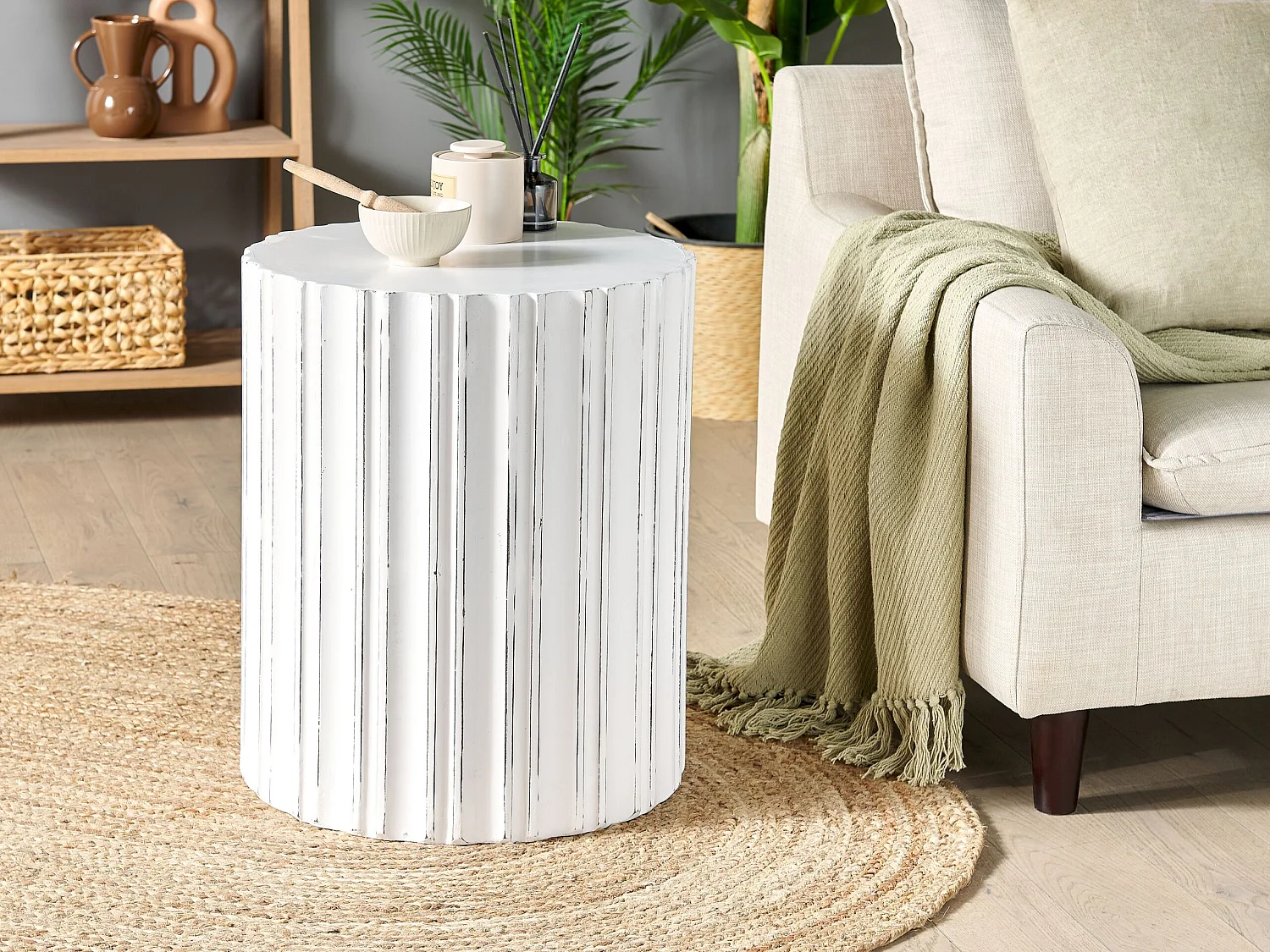 Table d'appoint DEULI Blanc