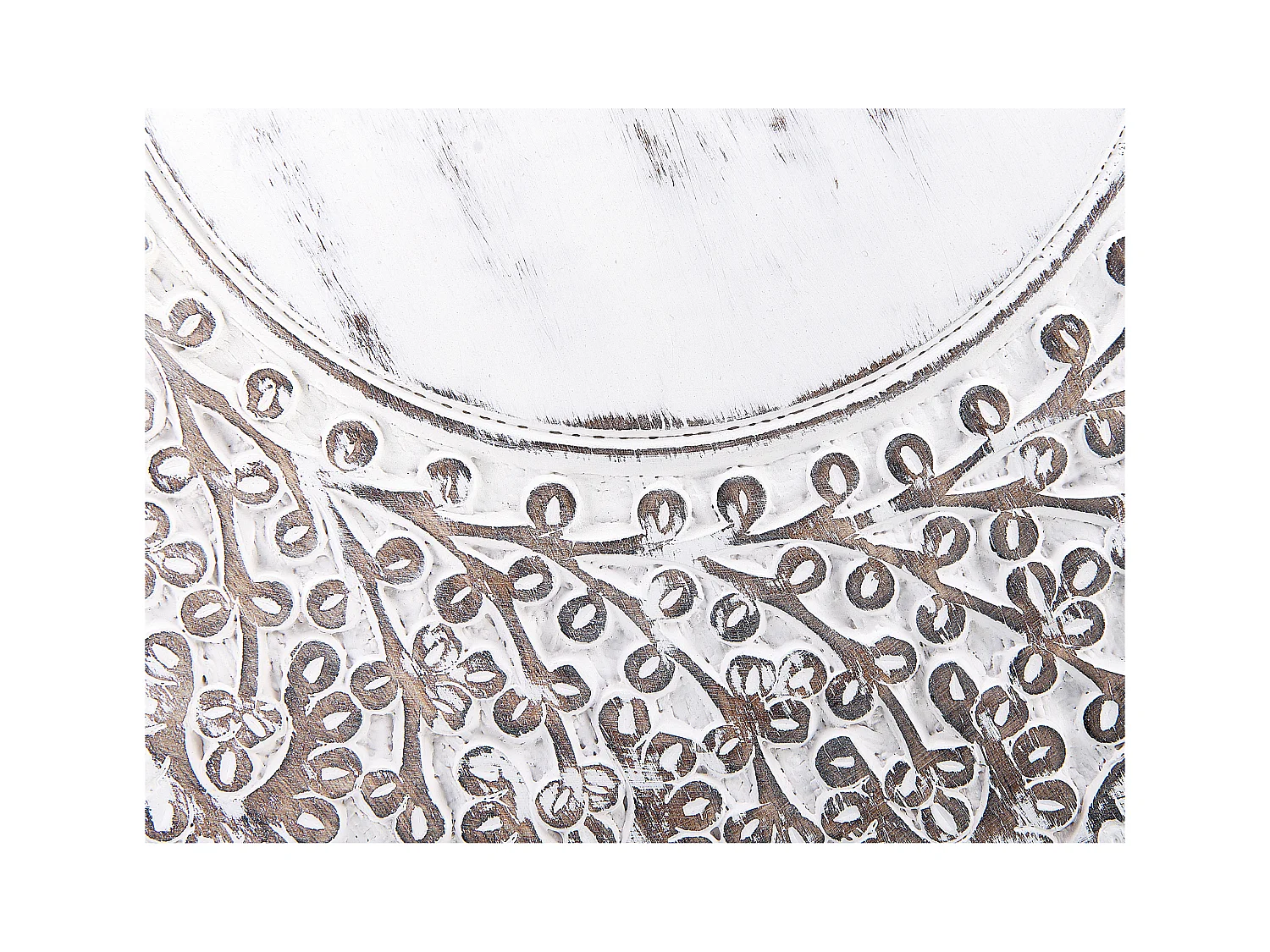 Beistelltisch BADHI Mango Holz Weiss