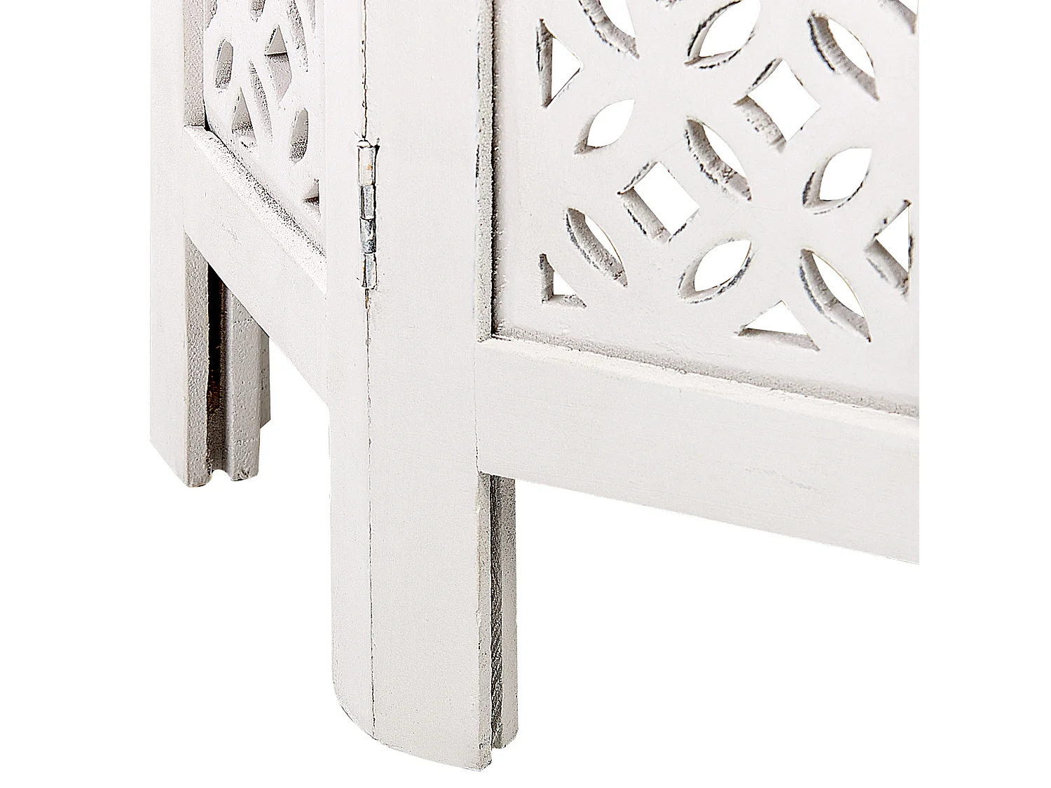 Table d'appoint BADHI Bois de manguier Blanc