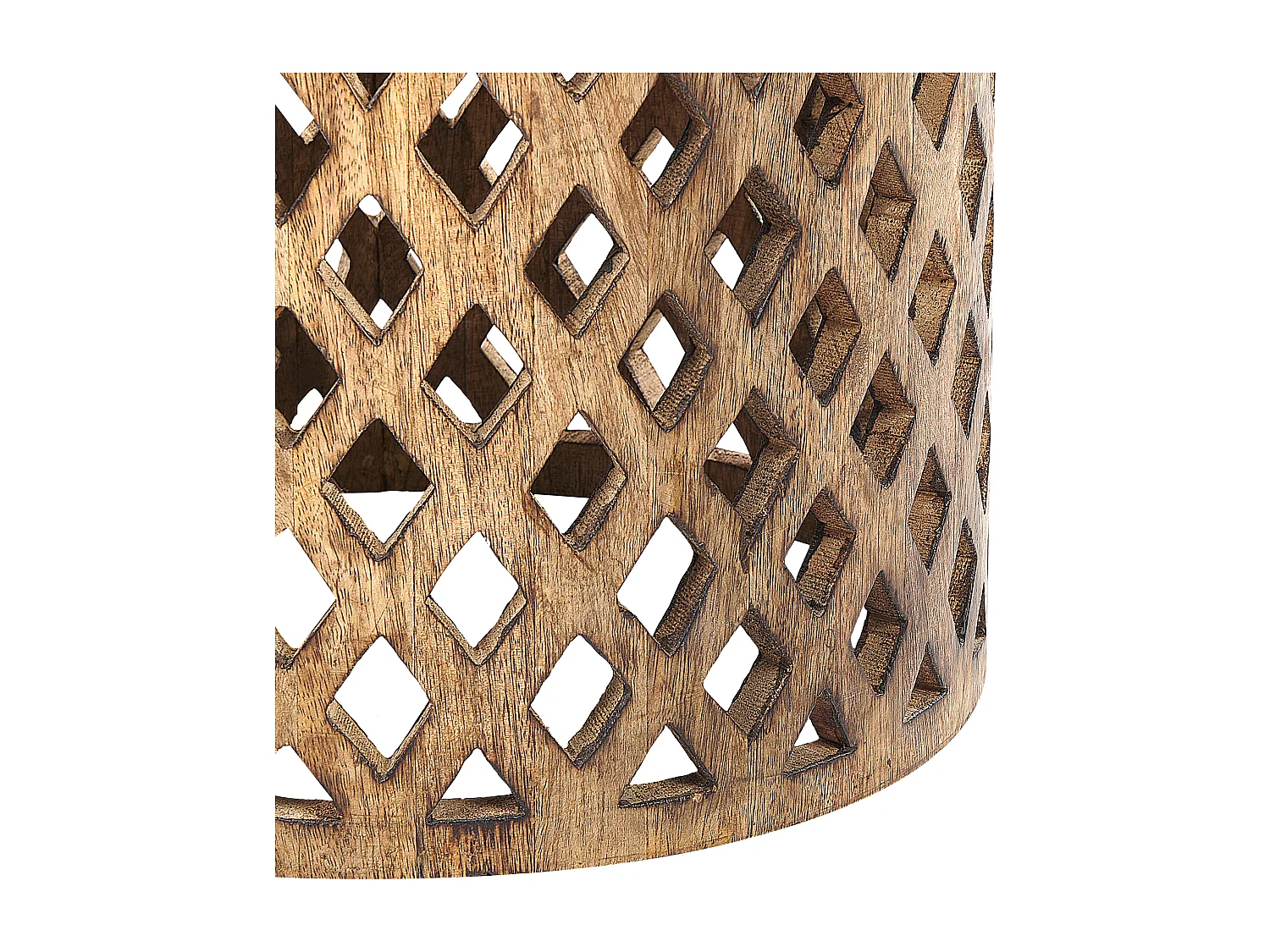 Table d'appoint KHANPUR Bois de manguier Marron