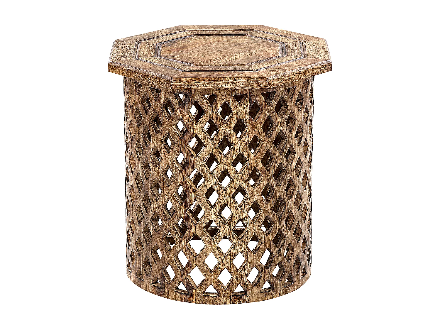 Tavolino KHANPUR Legno di mango Marrone