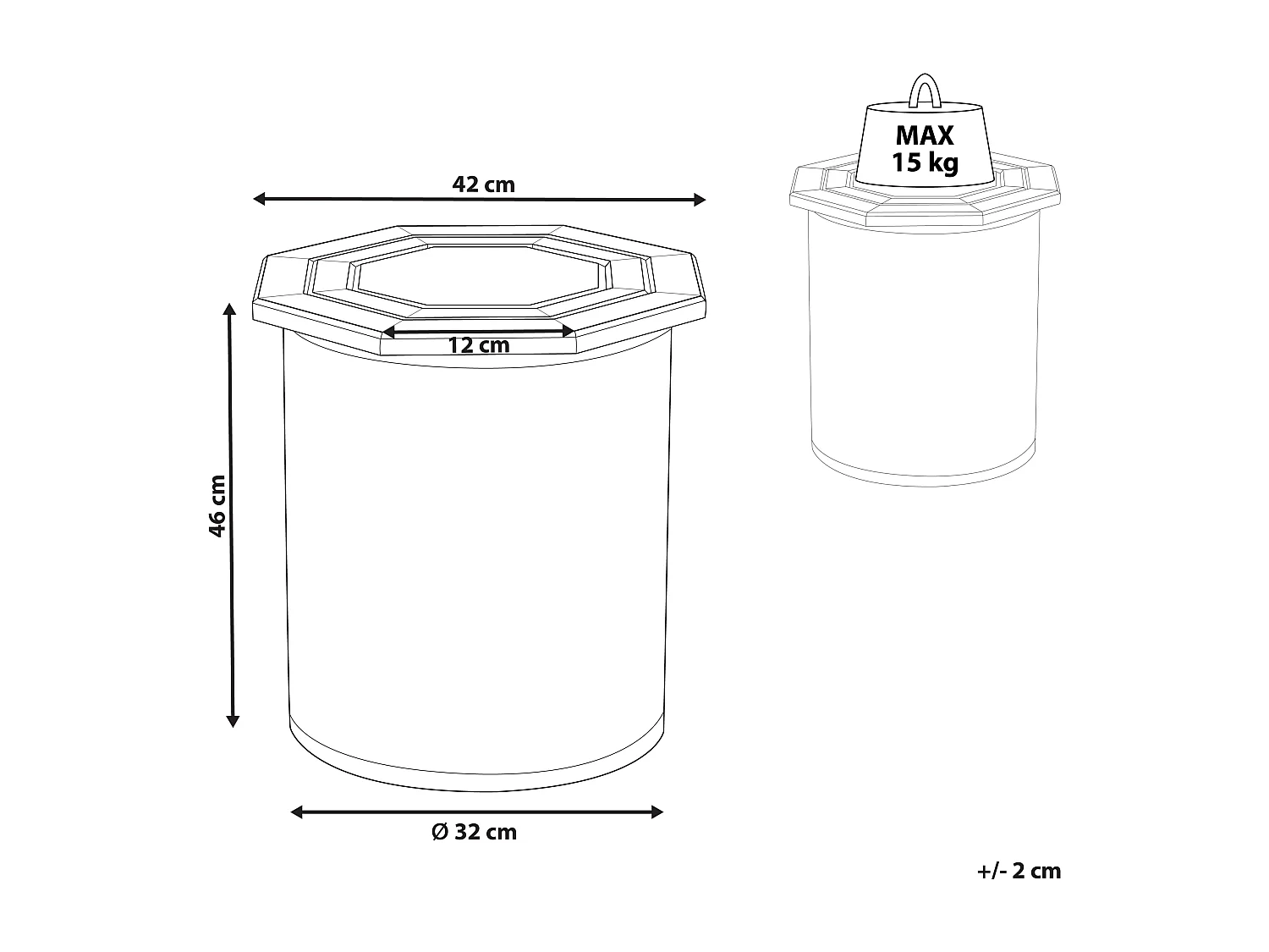 Tavolino KHANPUR Legno di mango Marrone
