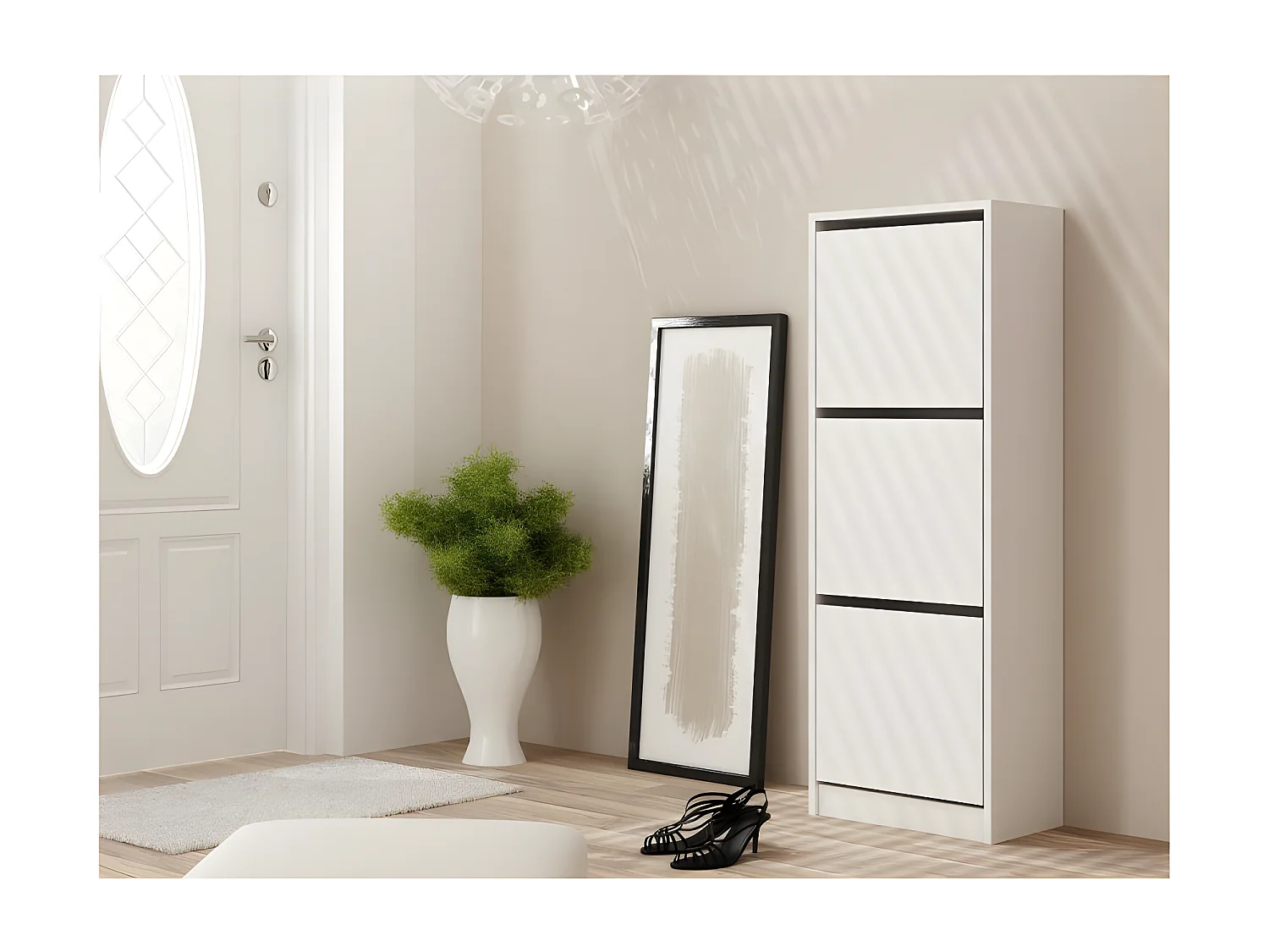 Meuble à chaussures design avec 3 portes Betsi 3