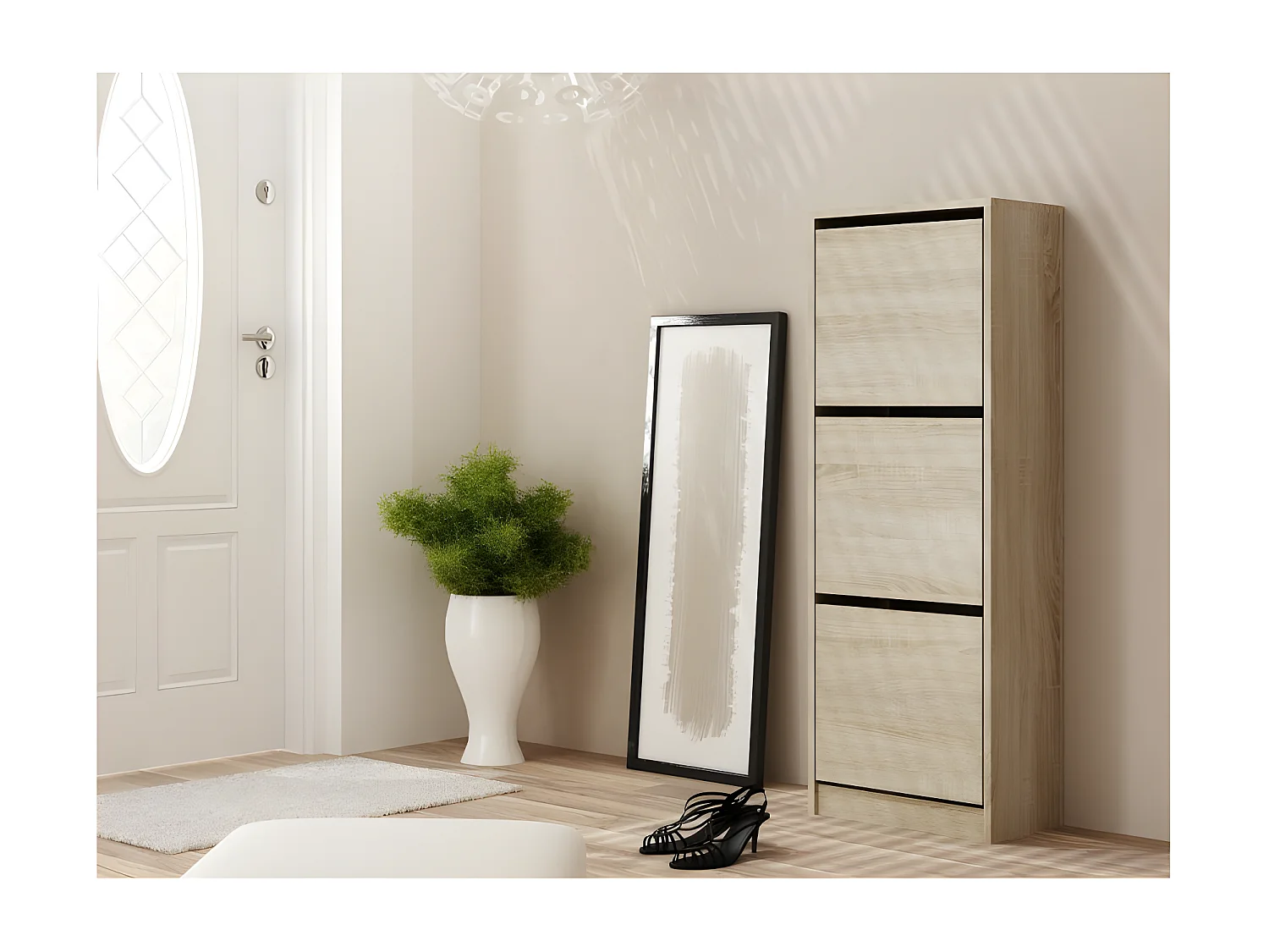 Meuble à chaussures design avec 3 portes Betsi 3