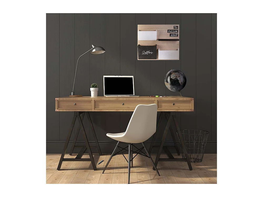 Globe Terrestre Deco Noir, Or