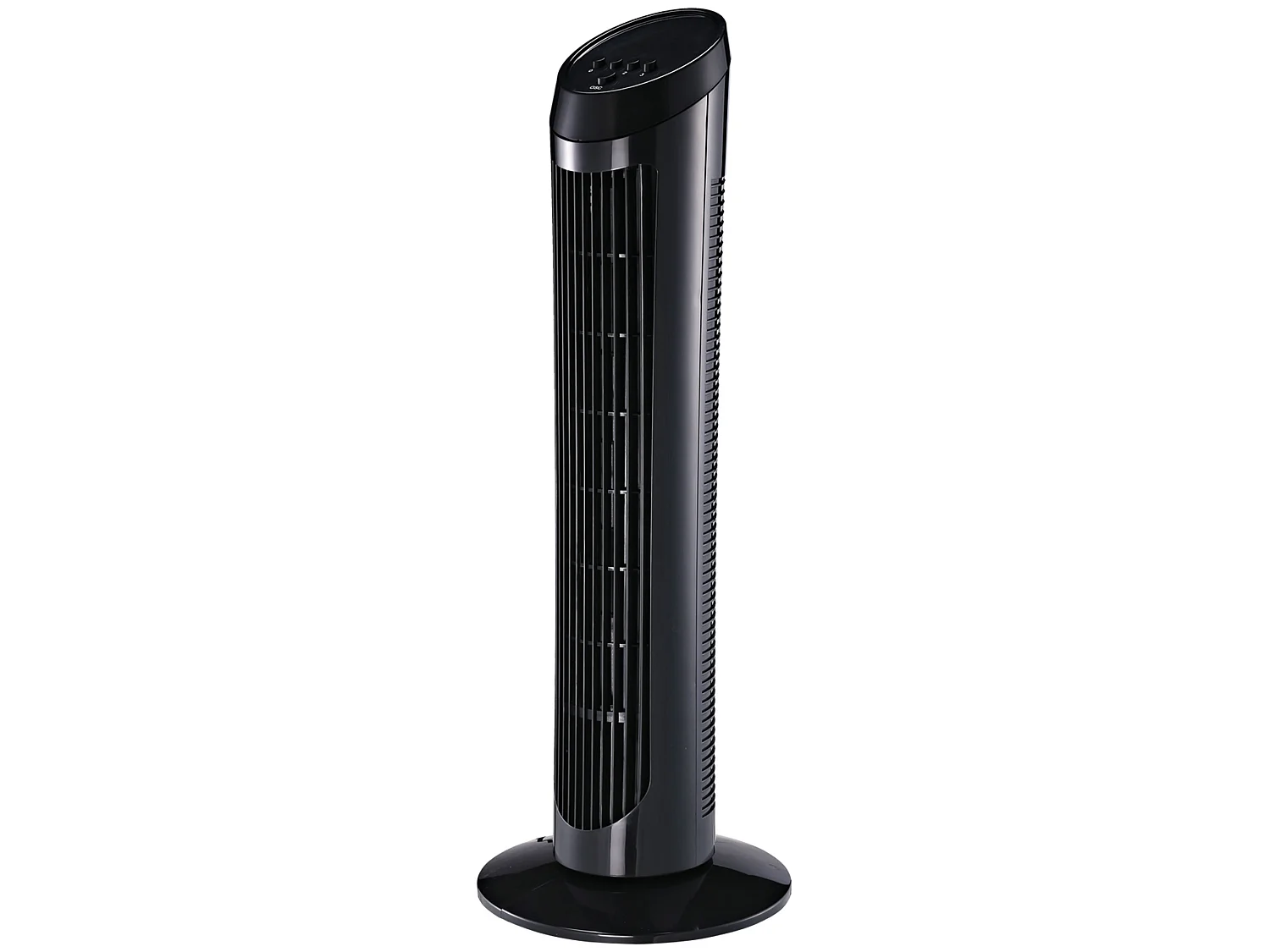 HOMCOM Ventilateur colonne tour oscillant silencieux 45 W 3 vitesses 27L x 27l x 75H cm noir