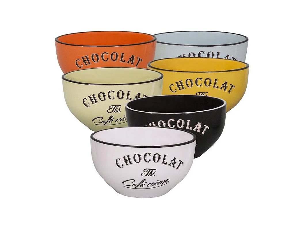 Ciotole colorate Brasserie bistrot (Set di 6)