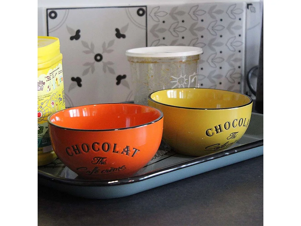 Ciotole colorate Brasserie bistrot (Set di 6)