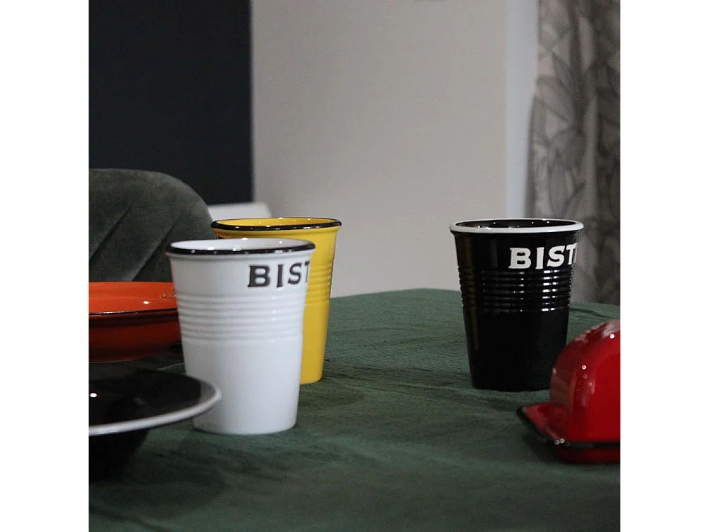 Tazze colorate Brasserie bistrot (Set di 6)