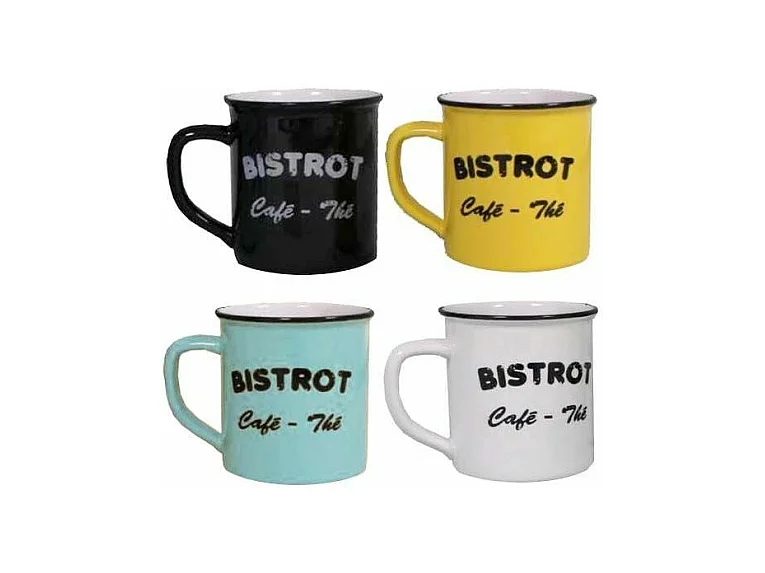 Set di 4 tazze Brasserie bistrot (Set di 4)