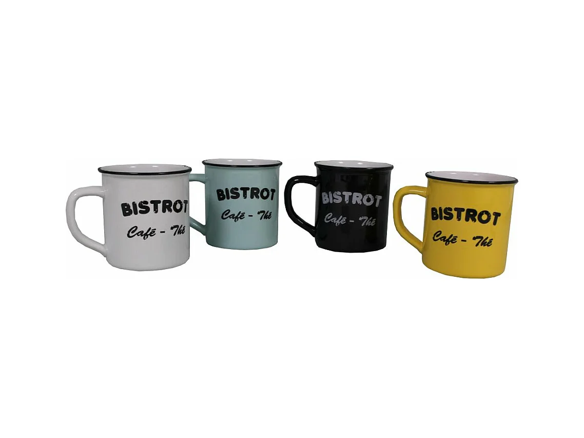 Set di 4 tazze Brasserie bistrot (Set di 4)