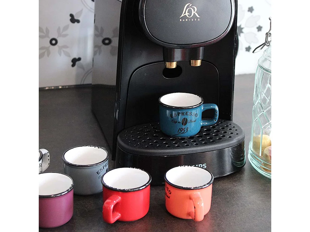 Tazze in ceramica colorata Bistrot (Set di 6) 10 cl - Espresso