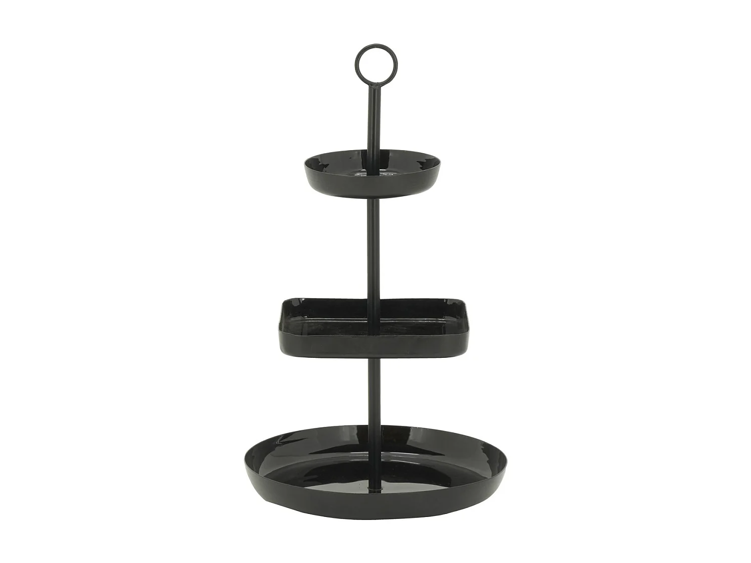 Serviteur métal et résine noir