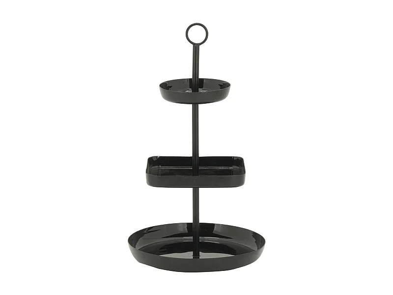 Serviteur métal et résine noir