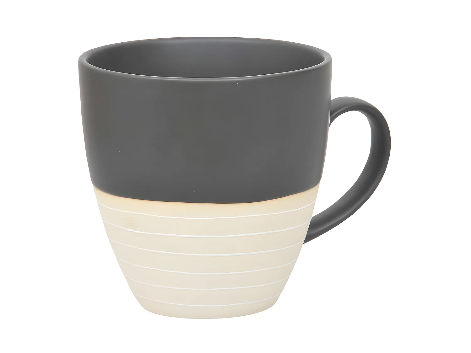 Tasse en grès 500 ml Modern Gris