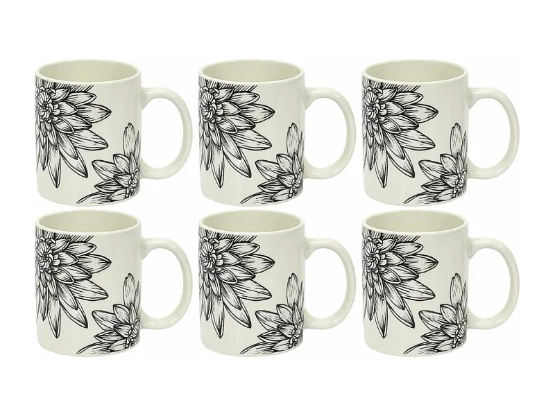 Porzellanbecher Cottage 35 cl (Satz von 6)