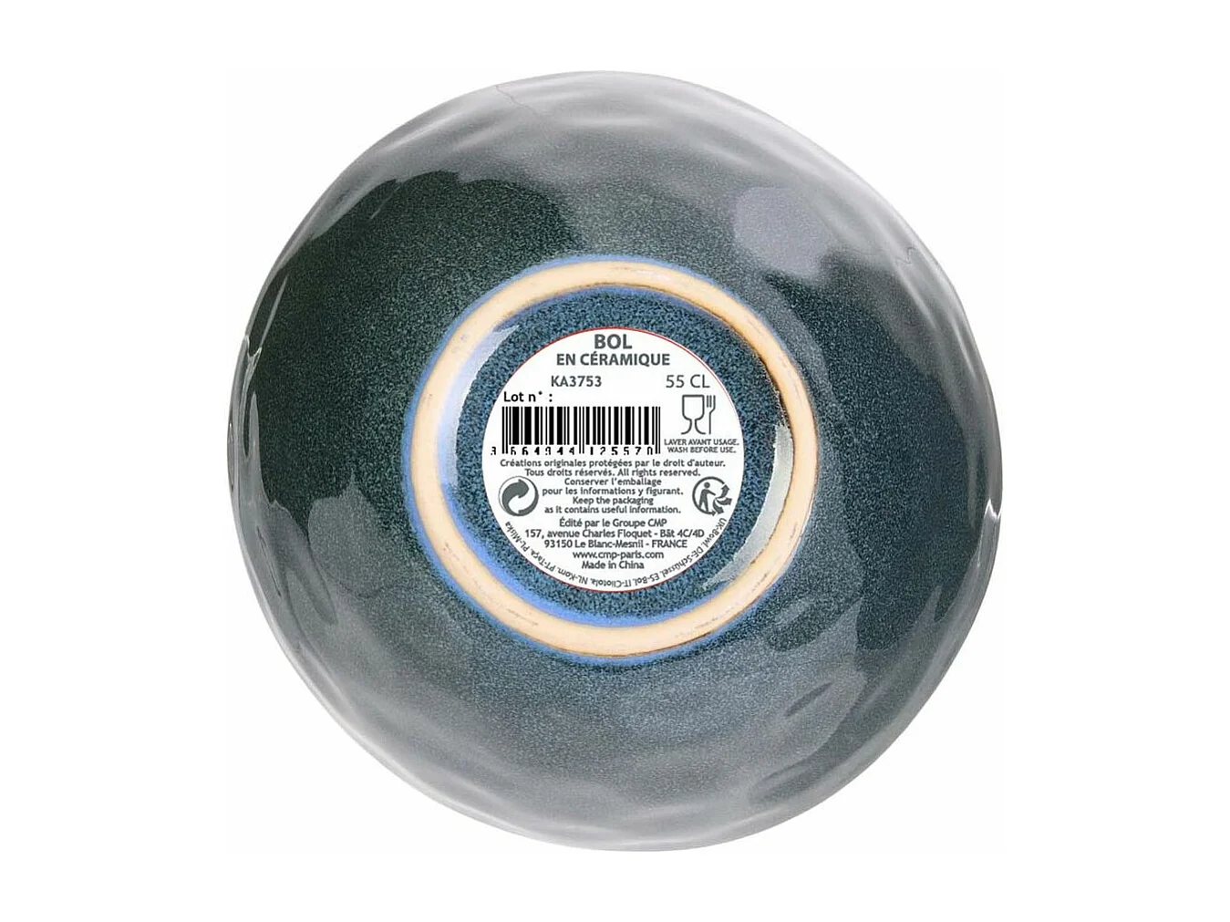 Ciotola in gres 55 cl Au grès du temps Set di 6