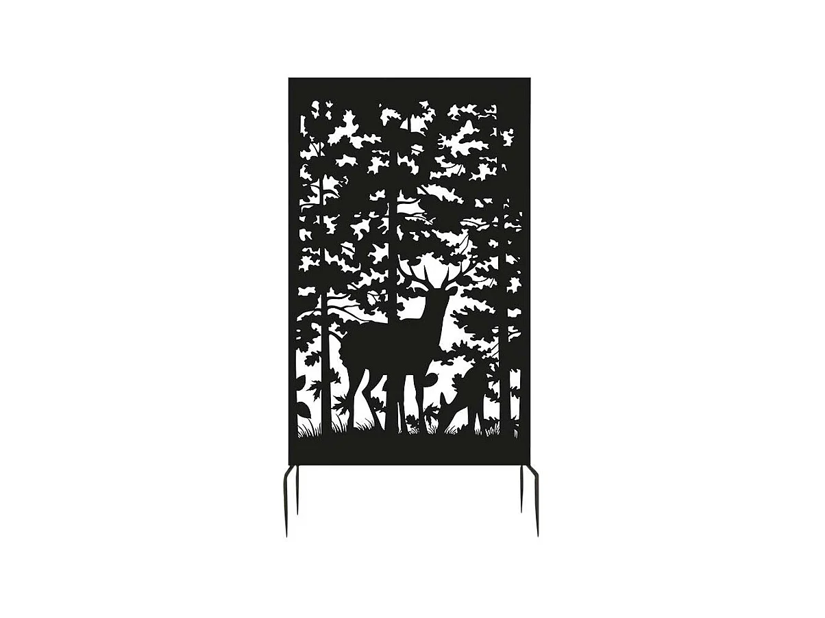 Brise vue treillis en fer Motif cerf
