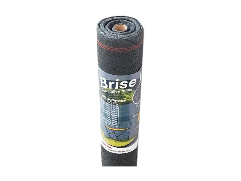 Brise vue occultant en PVC gris anthracite 10 x 1.50 m