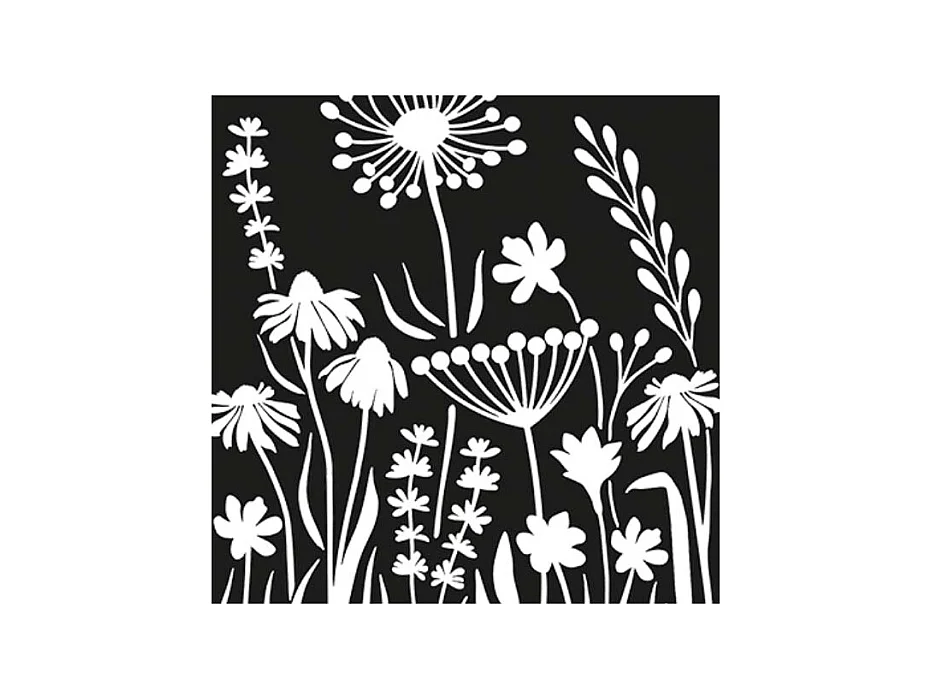 Brise vue treillis en fer Motif floral