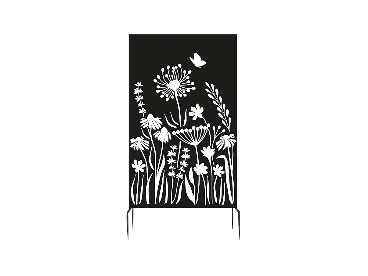 Brise vue treillis en fer Motif floral