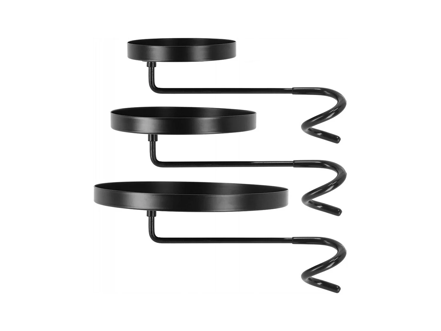 Etagère télescopique avec supports à plantes Petit modèle