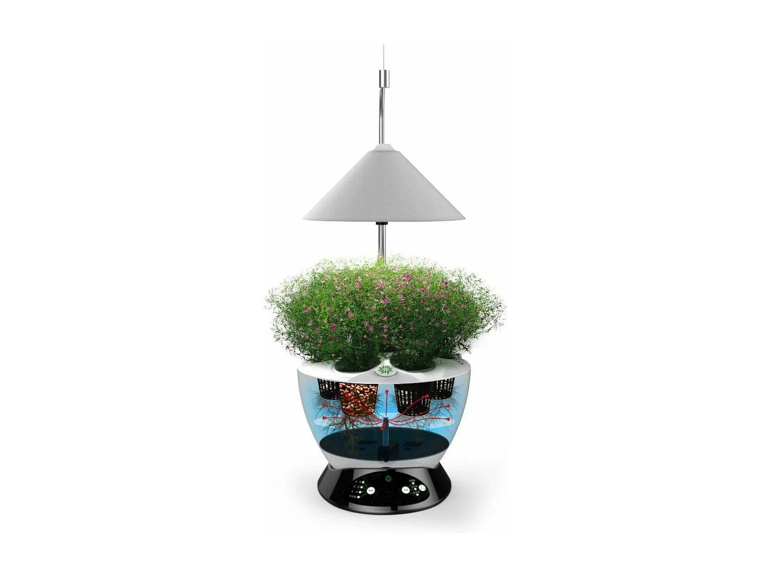 Jardinière avec lampe led intégrée Le potager