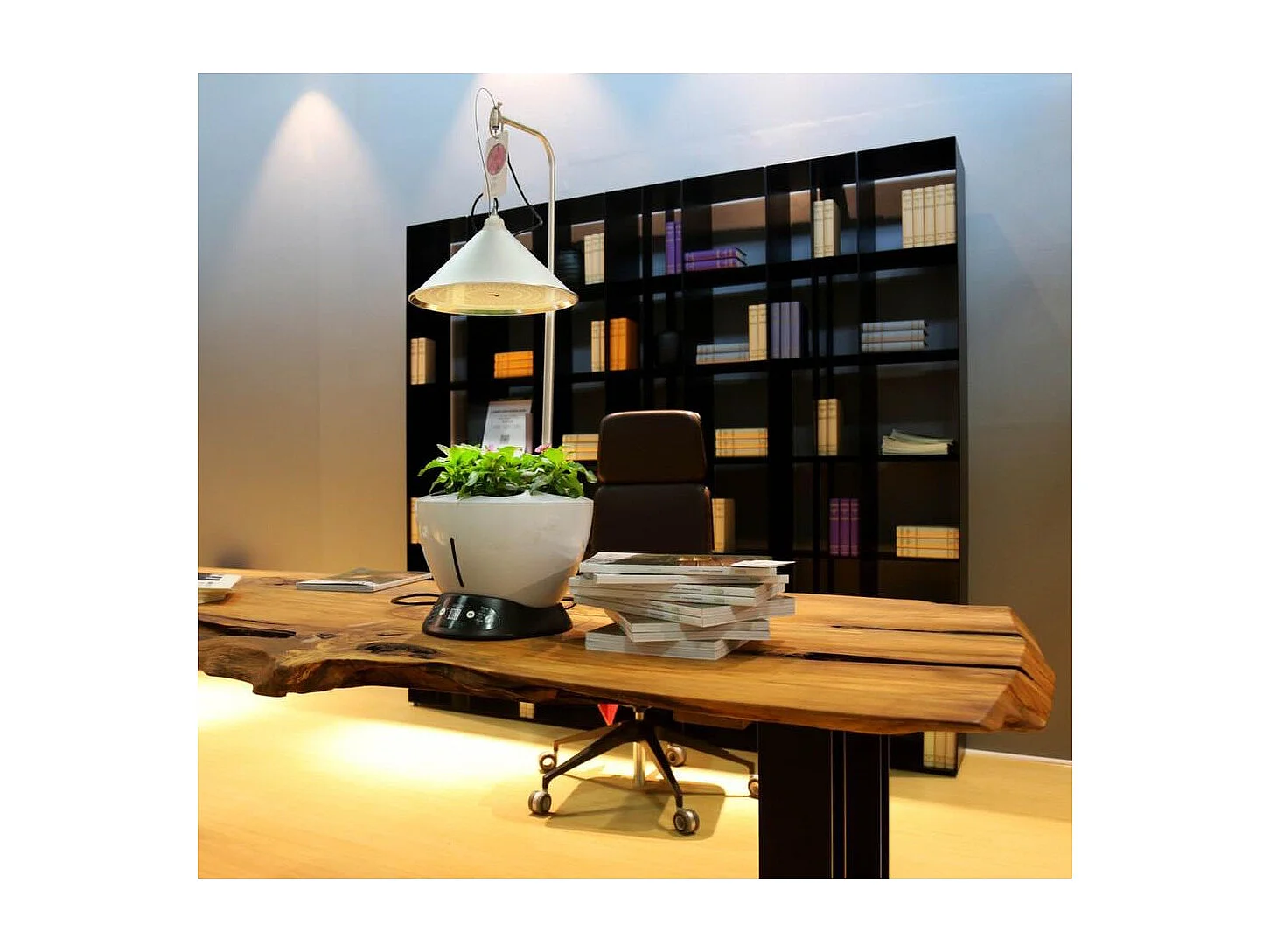 Jardinière avec lampe led intégrée Le potager