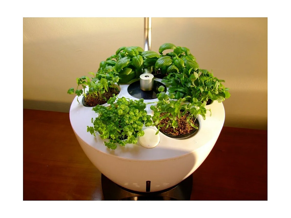 Jardinière avec lampe led intégrée Le potager