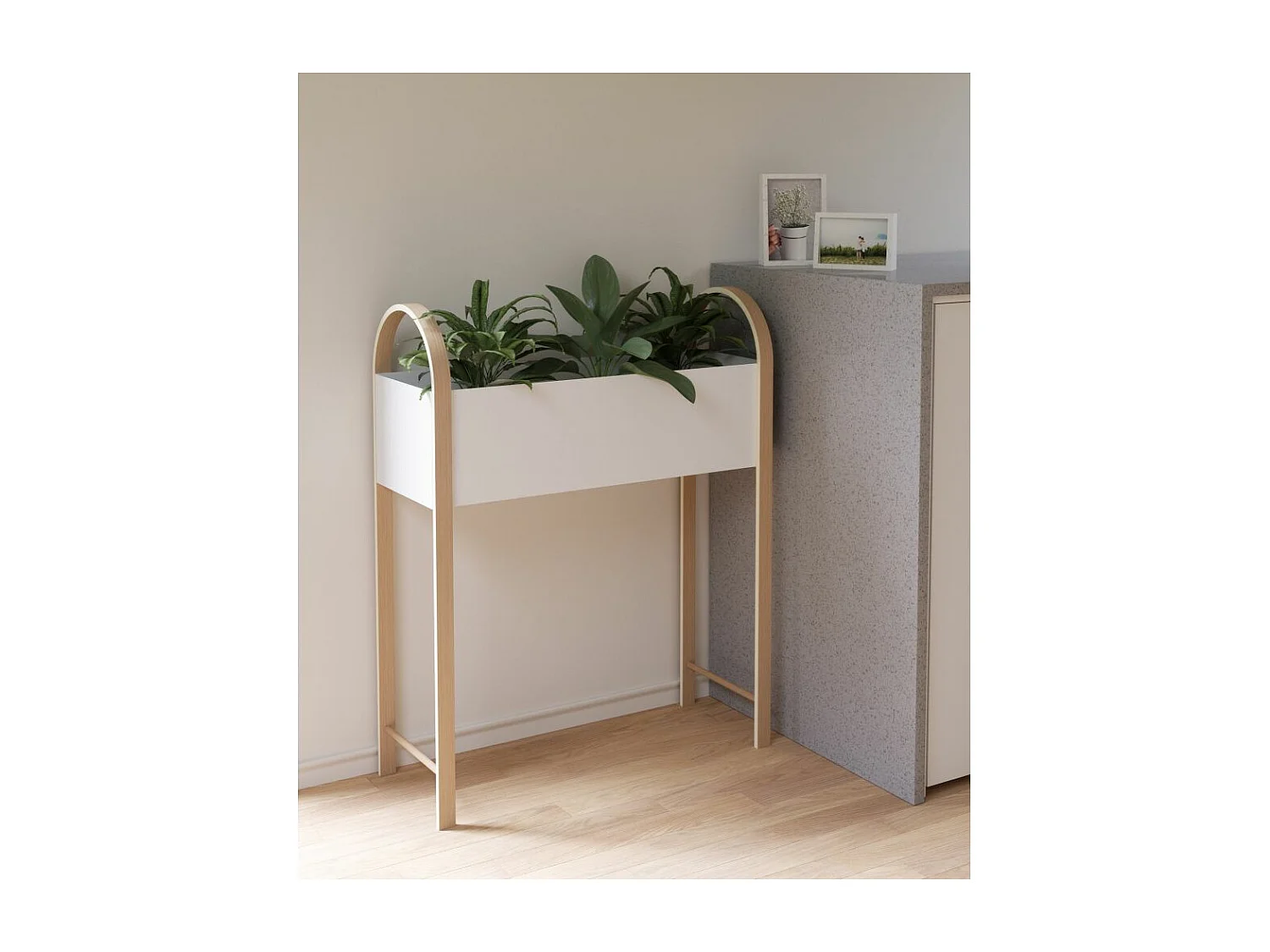 Hochbeet aus Holz und Metall "Grove"