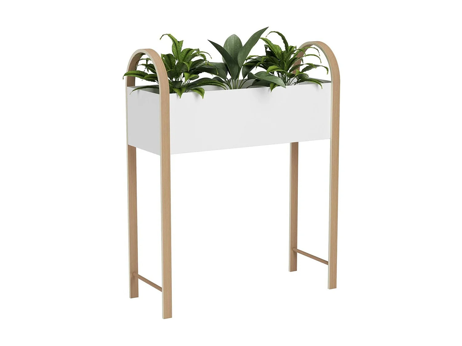 Hochbeet aus Holz und Metall "Grove"