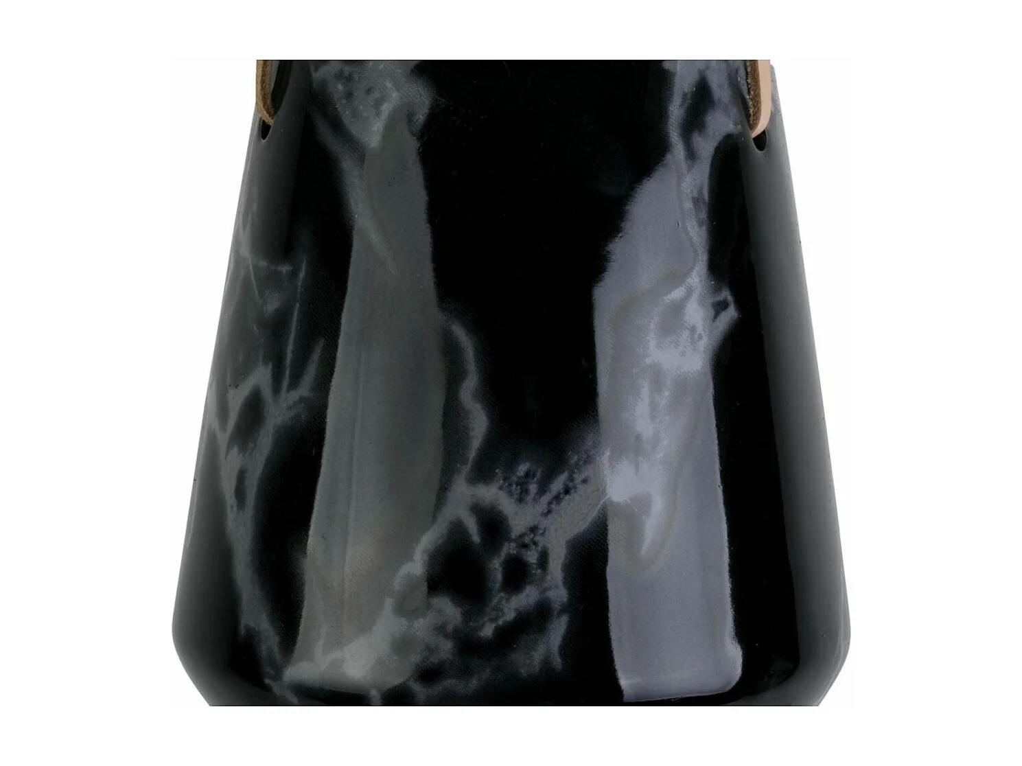 Jardinière suspendue en céramique marbrée 13.5 x 15 cm