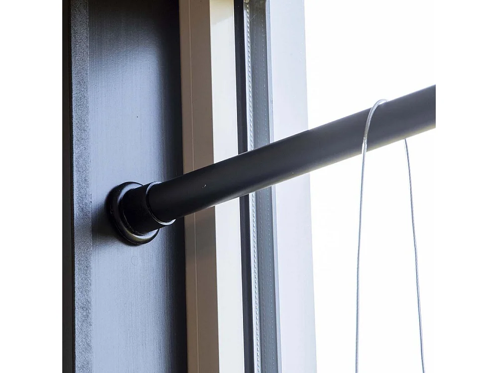 Barre téléscopique pour supports à plantes 216 cm