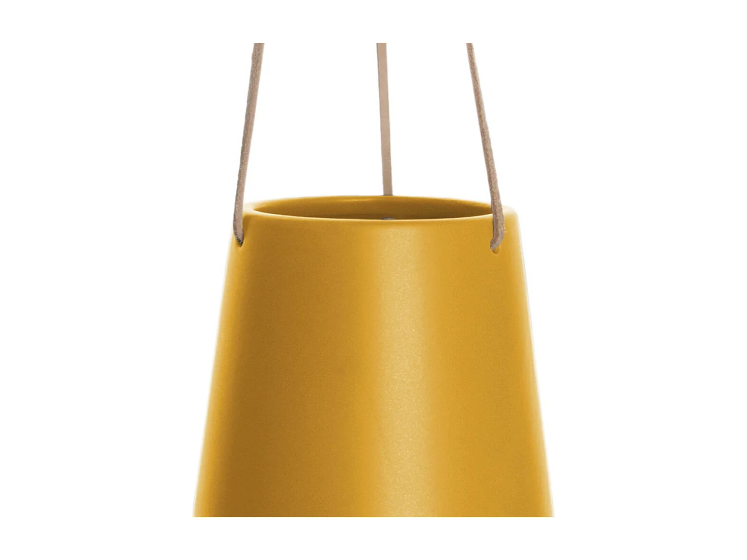 Support à plantes en céramique Skittle medium Jaune