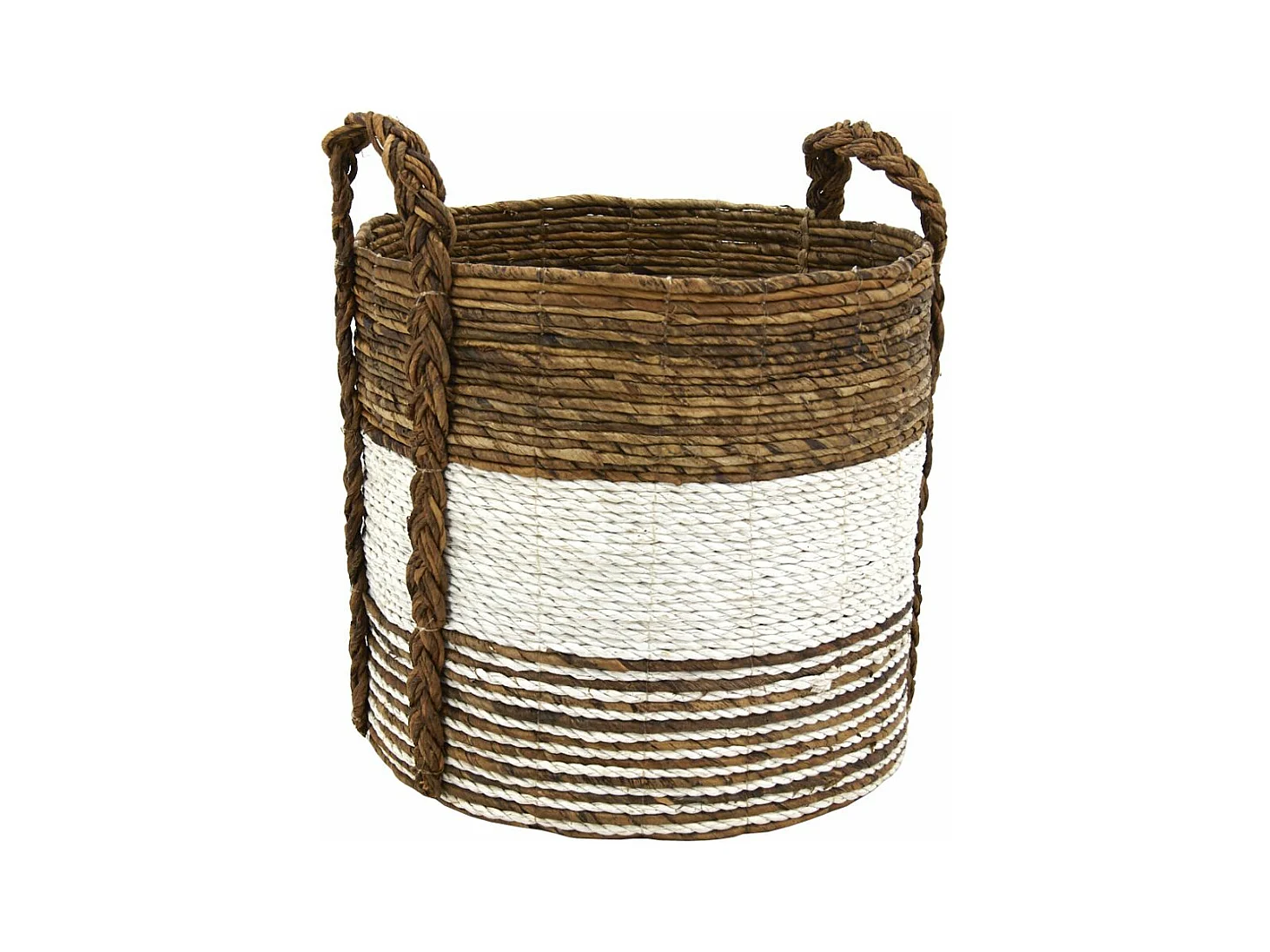 Cache-pots en raphia (Lot de 3) Naturel