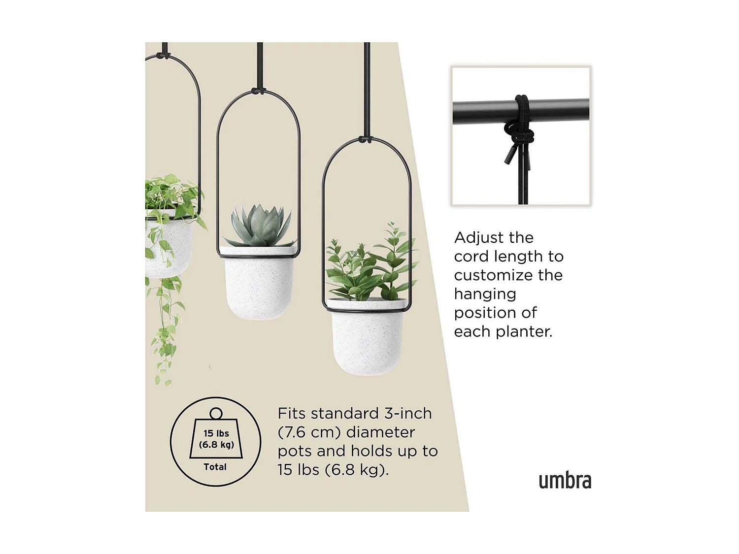 Support à plantes Triflora