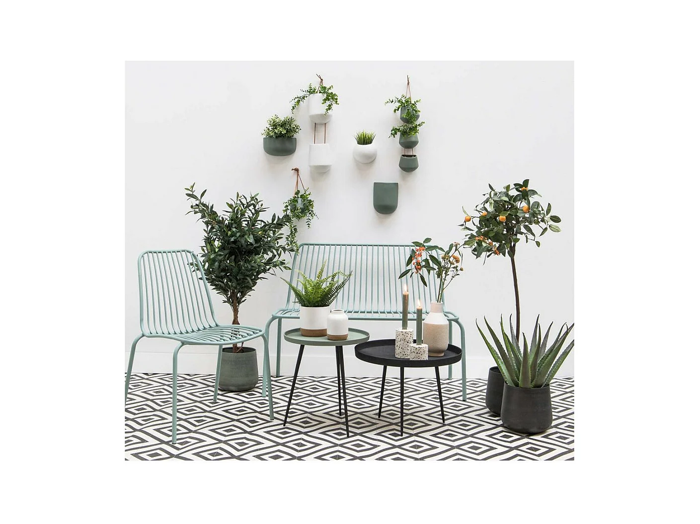 Support à plantes à suspendre Skittle small Rose