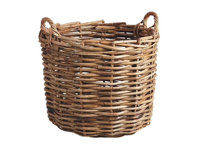 Maxi cache pot tressé en rotin poelet Taille 1