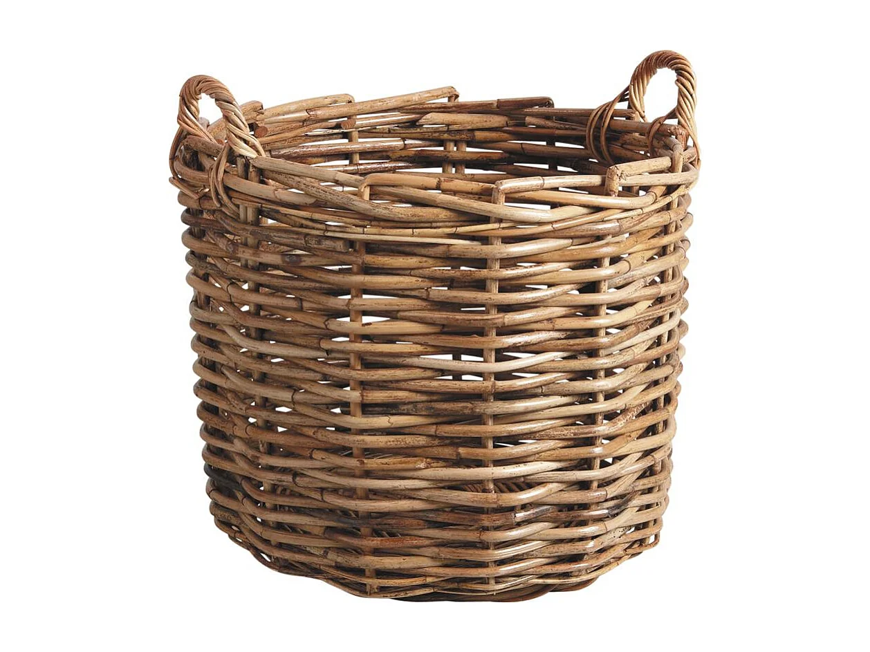 Maxi cache pot tressé en rotin poelet Taille 1