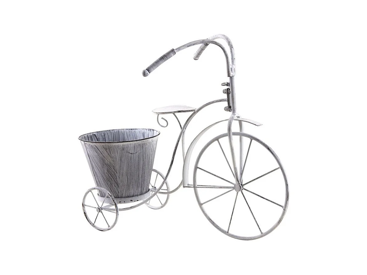 Cache-pot en forme de vélo
