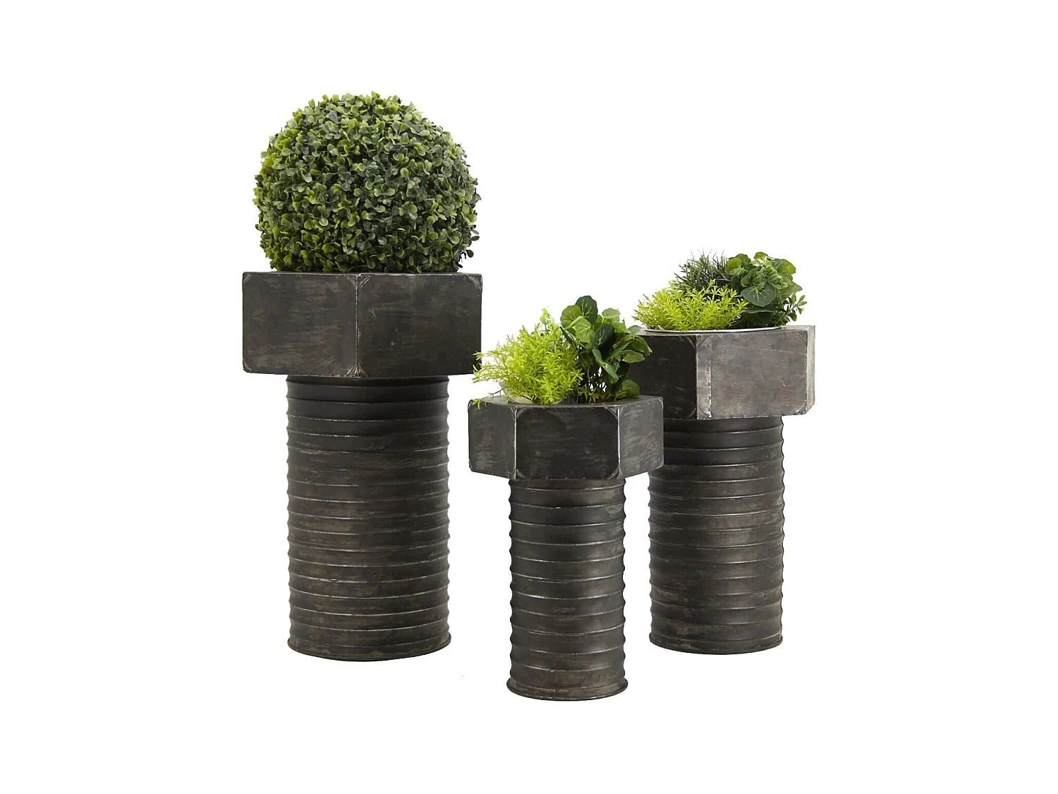 Cache-pots Boulon (Lot de 3)
