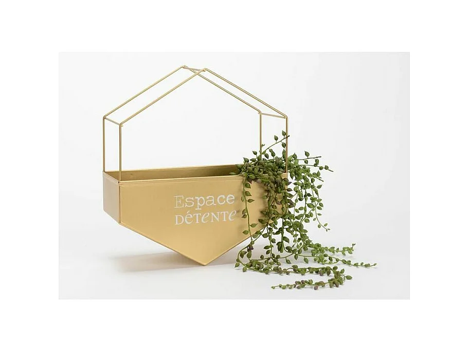 Cache-pot en métal hexagonal Espace détente