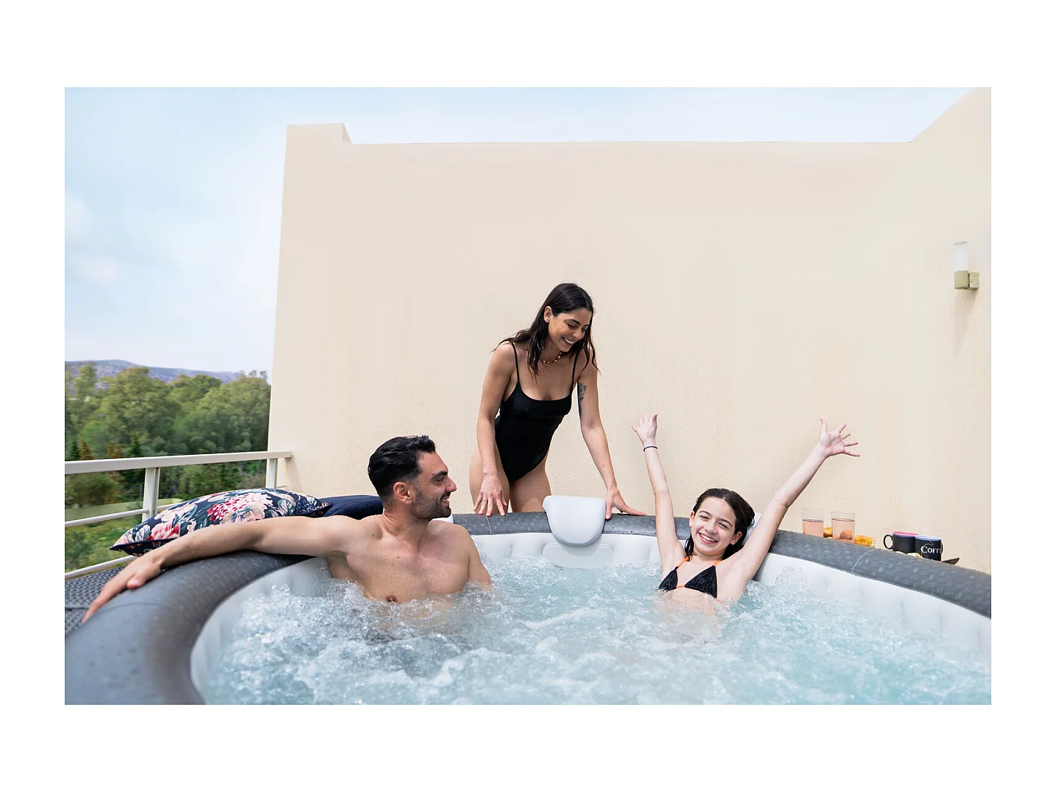 Spa hinchable redondo 6 plazas MINEROQUE