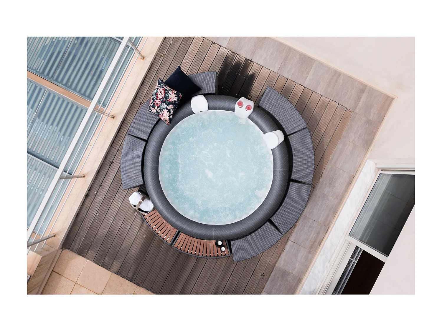 Spa hinchable redondo 6 plazas MINEROQUE