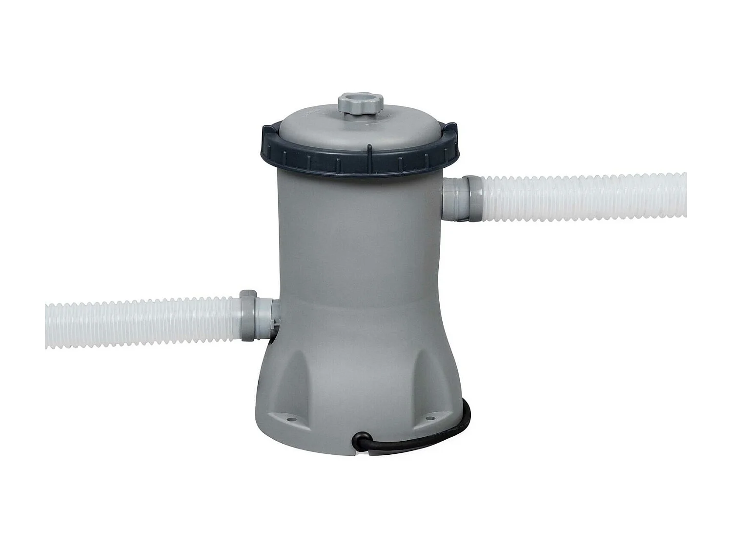 Runder grauer oberirdischer tubulärer Pool 3,66 x 1 m HILO