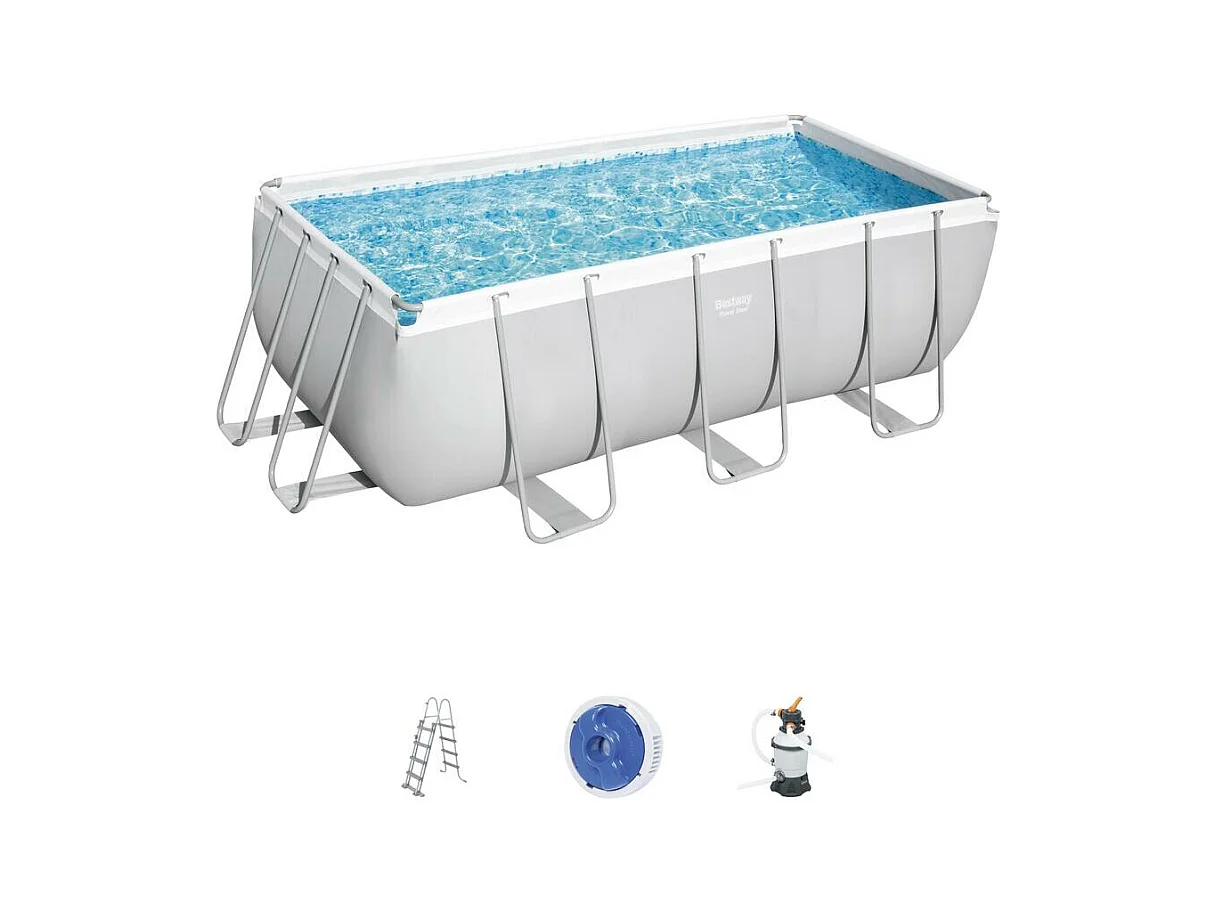 Piscine hors sol rectangulaire 4,12 x 2,01 x 1,22 m HAWI