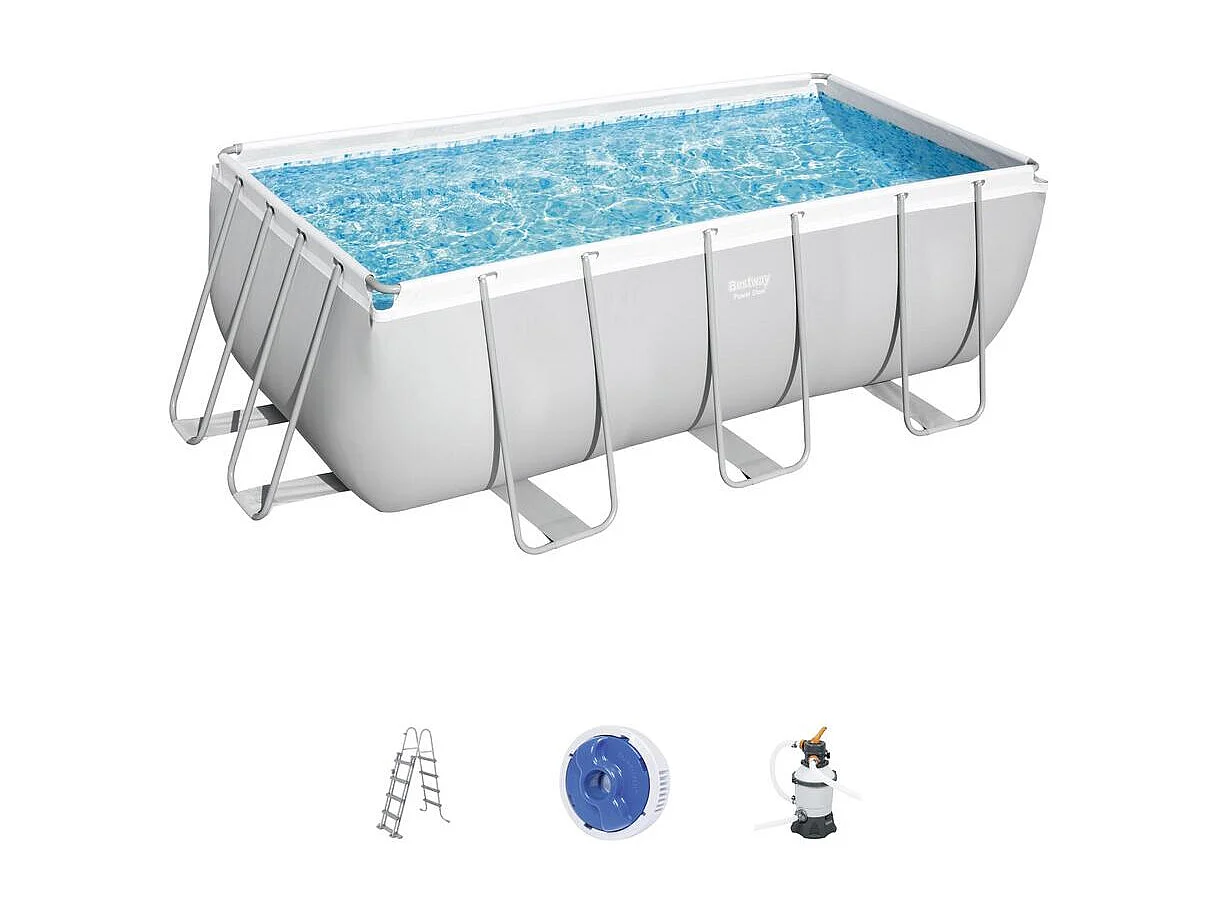 Piscine hors sol rectangulaire 4,12 x 2,01 x 1,22 m HAWI