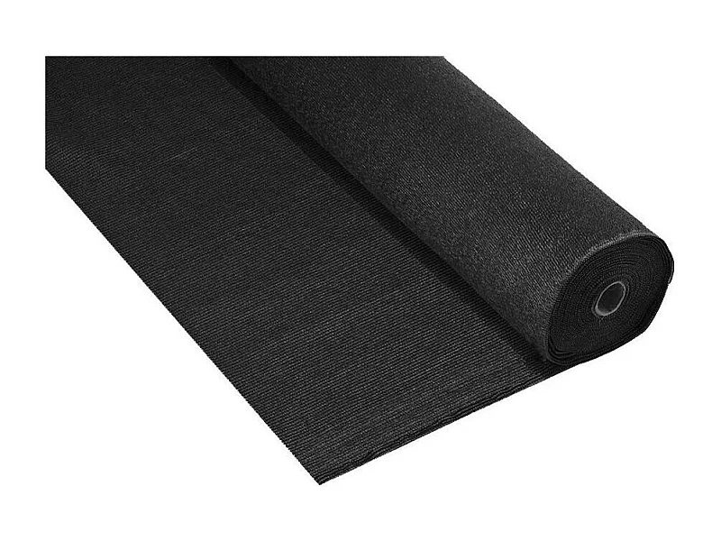 Toile brise-vue haute densité grise 2 x 10 m