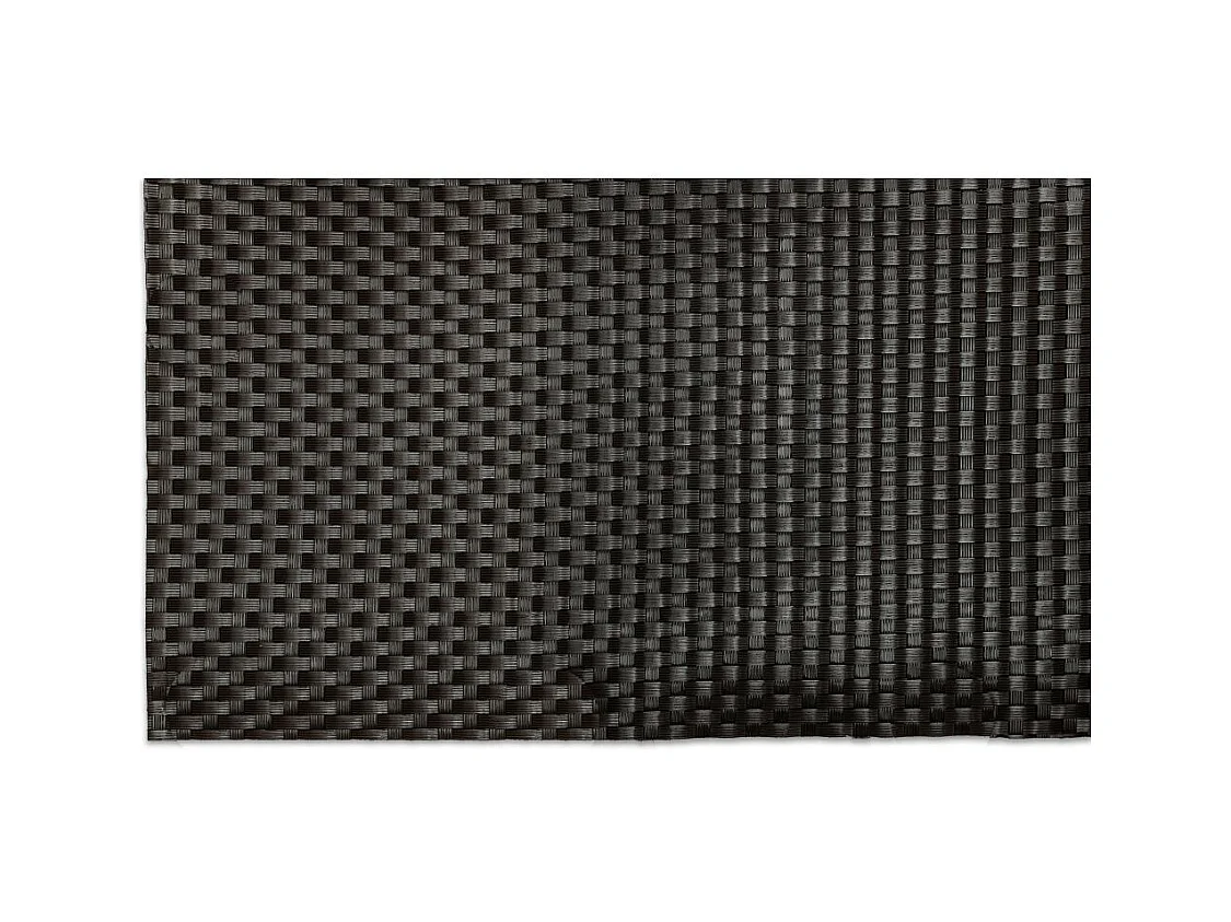 Brise-vue en résine tressée pour balcon et clôture coloris noir 1 x 3 m