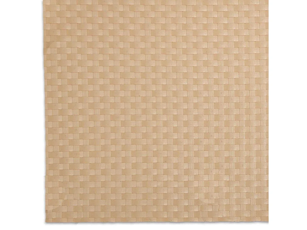 Brise-vue en résine tressée pour balcon et clôture coloris beige 1 x 3 m